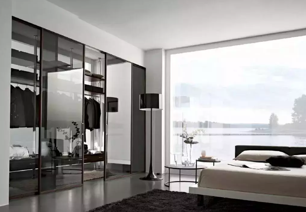 极简窄边移门，尽赏无边秋色，诗意更阑珊~