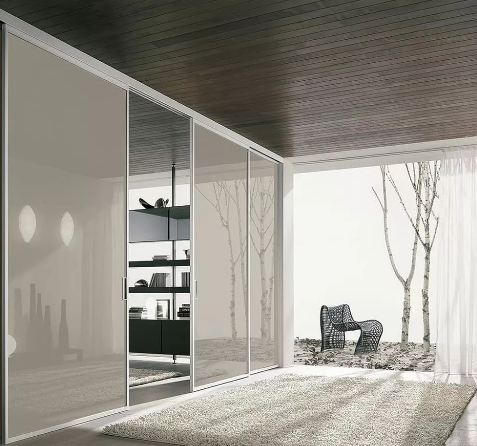 极简窄边移门，尽赏无边秋色，诗意更阑珊~