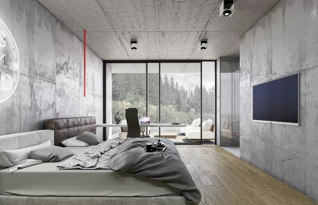 极简窄边移门，尽赏无边秋色，诗意更阑珊~