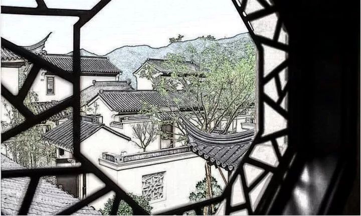 谁说新中式不好装？中式花窗，简单的一个角落就能让人惊艳！