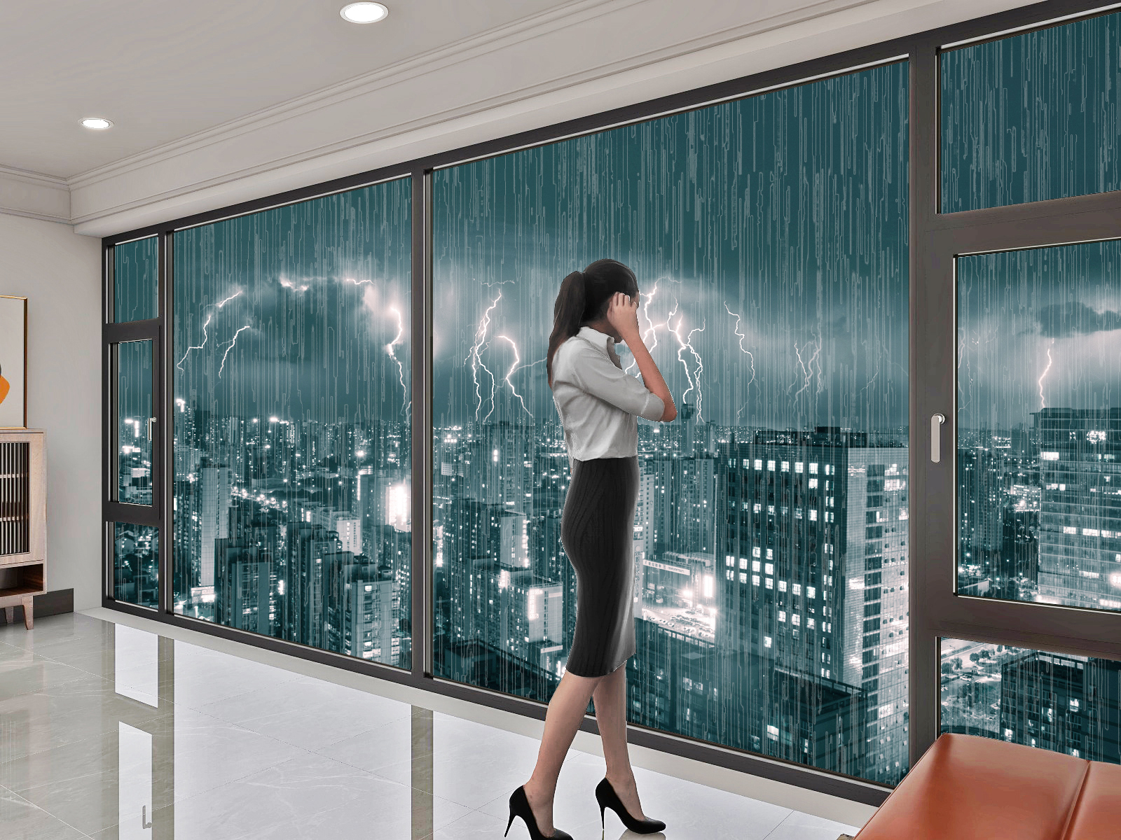 封阳台用大玻璃落地窗，能经受极端天气吗？