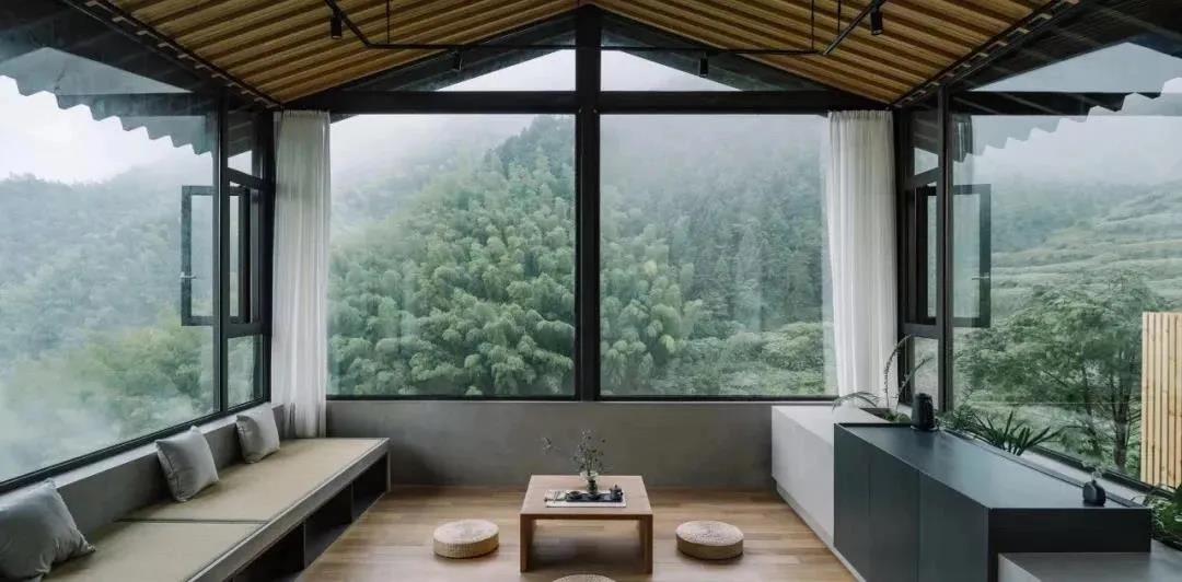 神仙居所！实在难以拒绝爱上拥有大落地窗的房子！