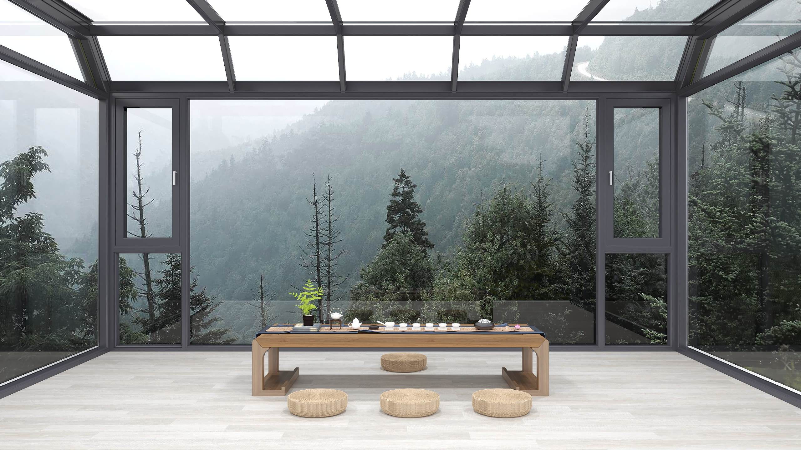 繁华与宁静，不过一扇门窗的距离~