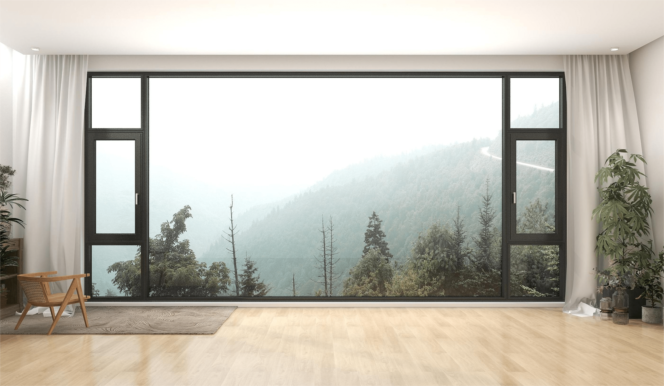 繁华与宁静，不过一扇门窗的距离~